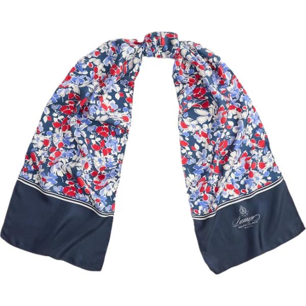 foulard Lauren blu a fiori