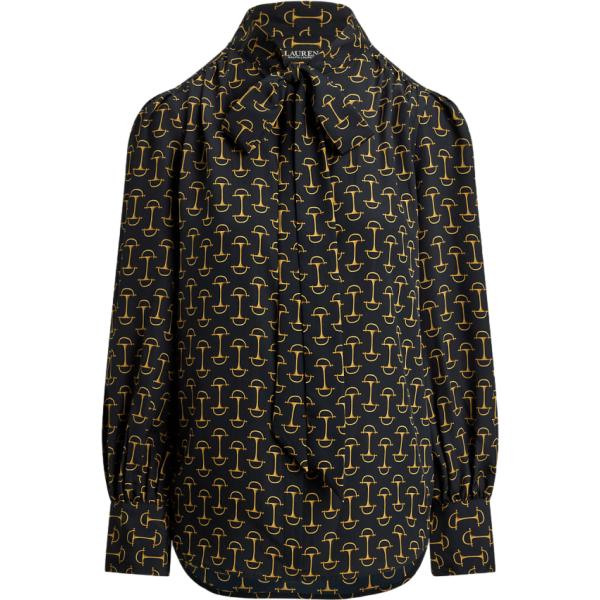 bluse Lauren nero con stampe