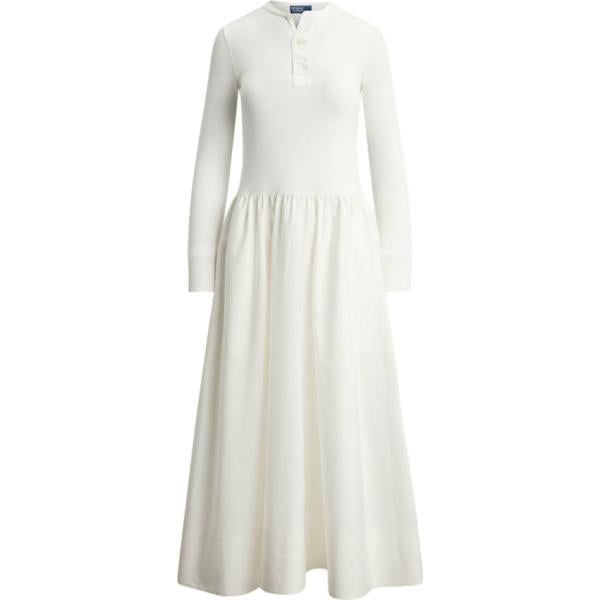 vestiti midi/longuette Polo Ralph Lauren bianco