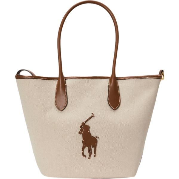 borse tote Polo Ralph Lauren marrone