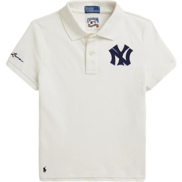 polo Ralph Lauren bianco con stampe