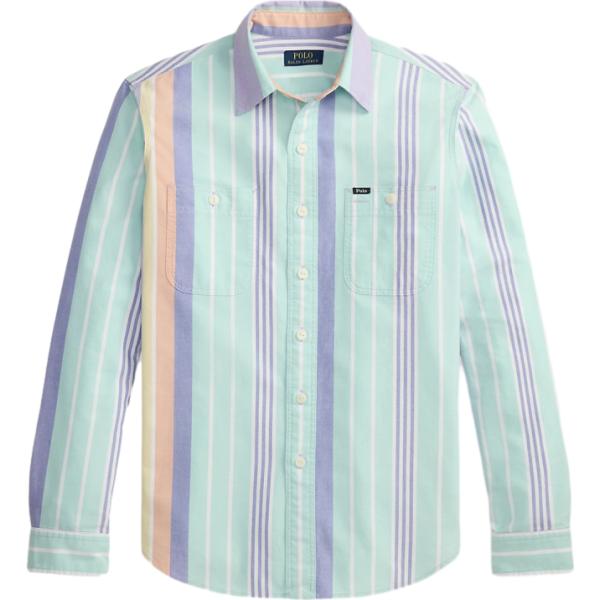 camicie Polo Ralph Lauren grigio a righe