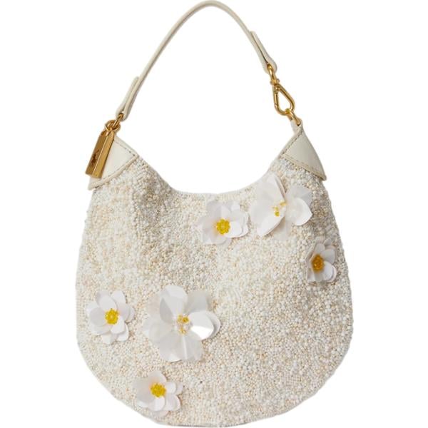 pochette Polo Ralph Lauren bianco a fiori