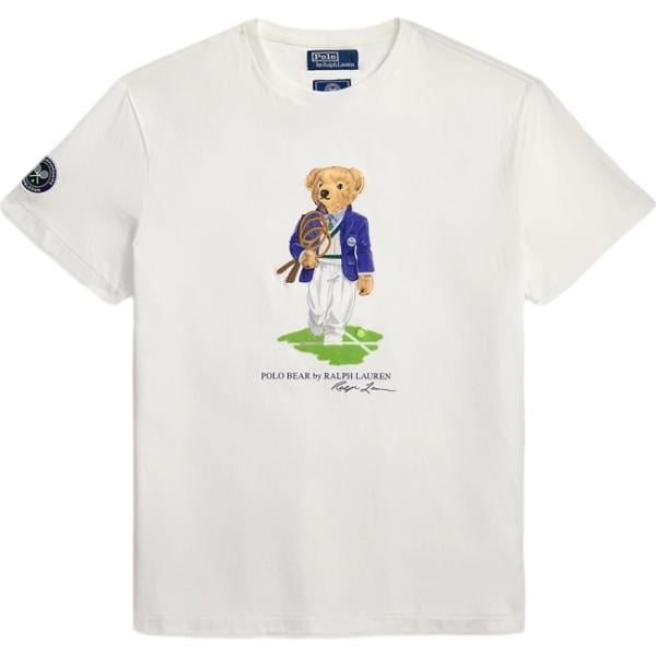 t-shirt Polo Ralph Lauren bianco con stampe