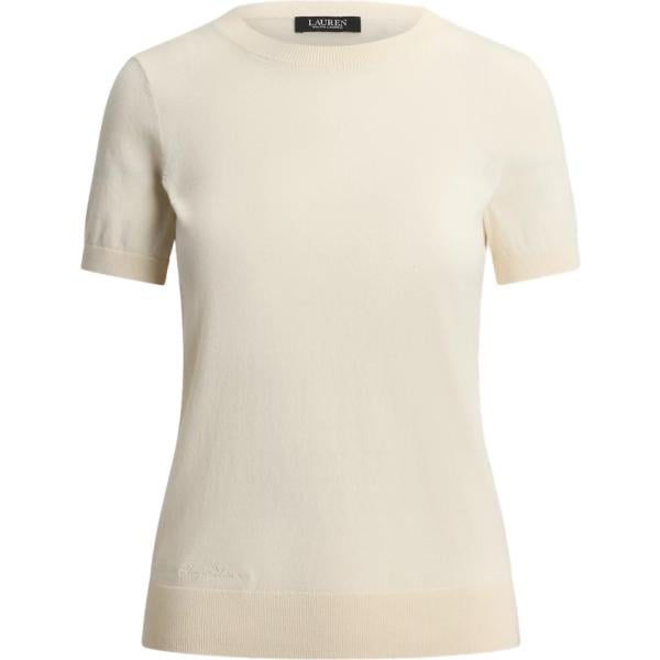 t-shirt Lauren bianco