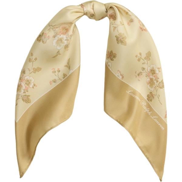foulard Lauren marrone a fiori