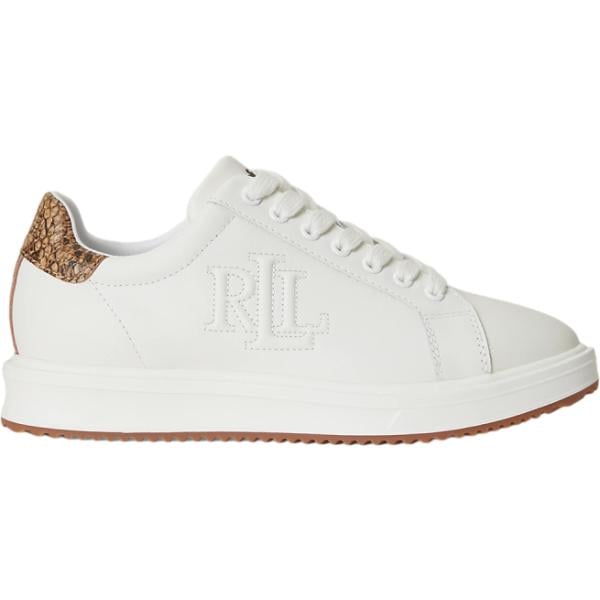 sneakers Lauren bianco serpente