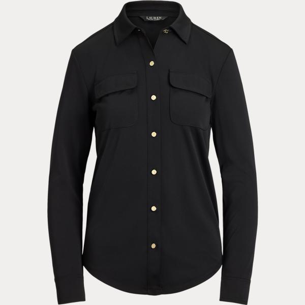 Camicia da donna in nero pece Lauren