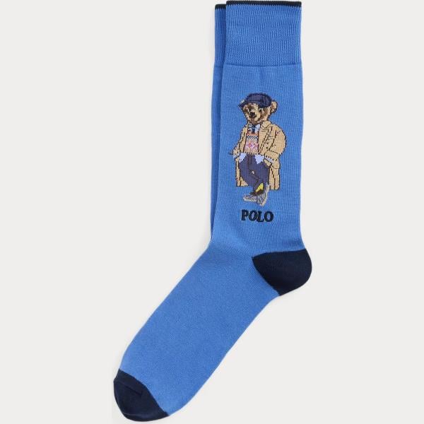 Calzino da uomo in blu medio lungo Polo Ralph Lauren