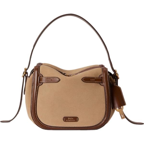 borse a mano Polo Ralph Lauren marrone