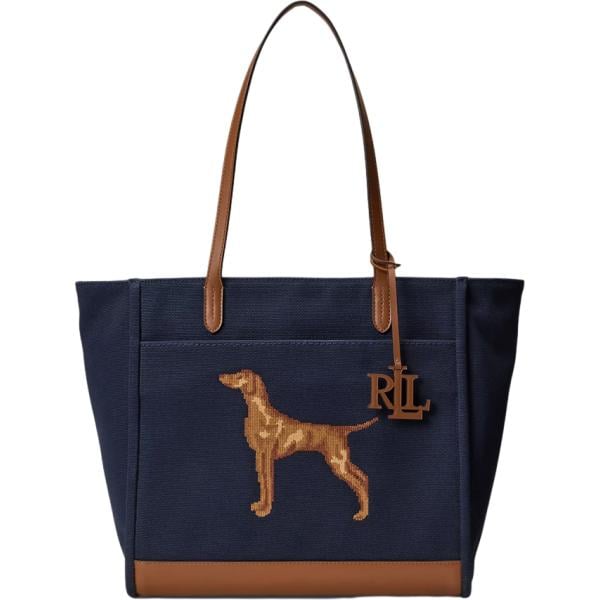 borse tote Lauren blu