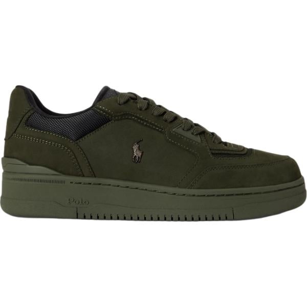 Sneakers da uomo in nero pece corto in nylon Polo Ralph Lauren