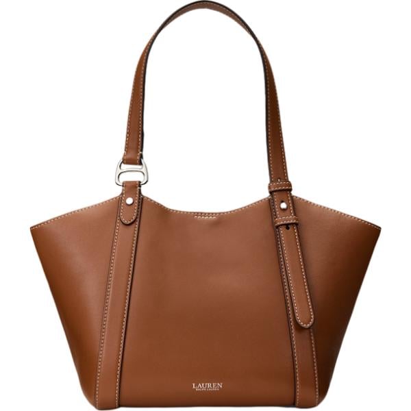 borse tote Lauren marrone