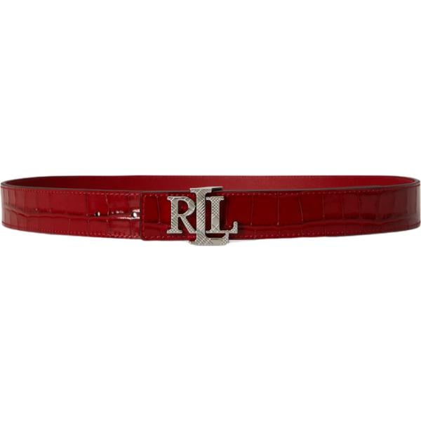 cinture Lauren rosso scozzese