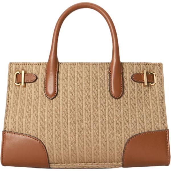 Borsa tote da donna in marrone chiaro Lauren