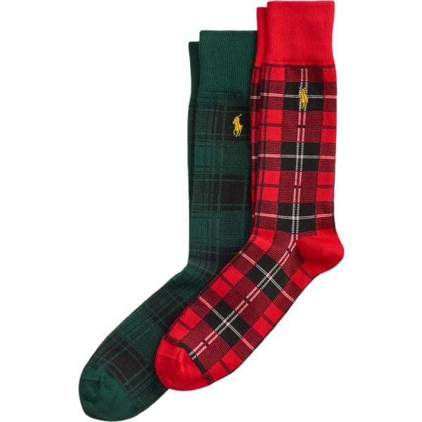Calzino da uomo in nero pece lungo Polo Ralph Lauren