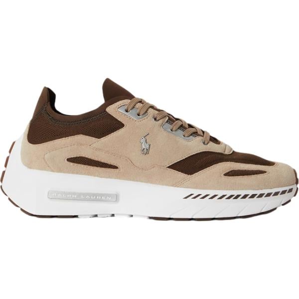 Sneakers da uomo effetto scamosciato con lacci Polo Ralph Lauren
