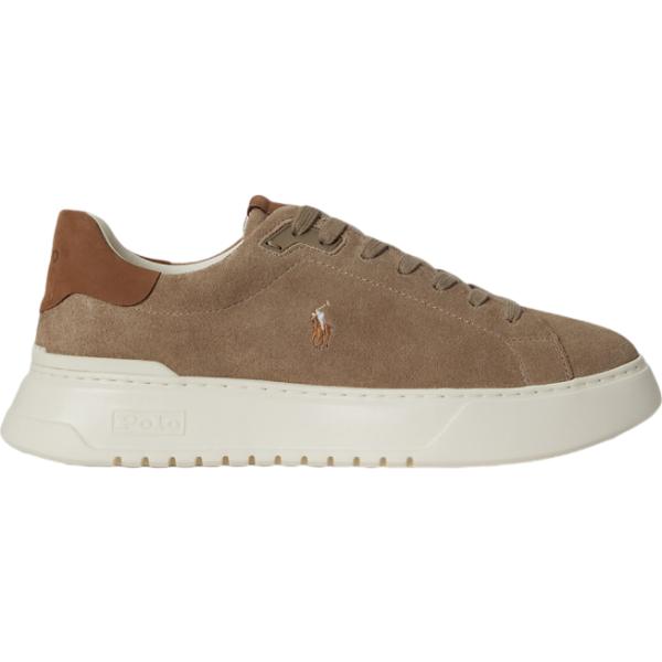 Sneakers da uomo effetto scamosciato corto Polo Ralph Lauren