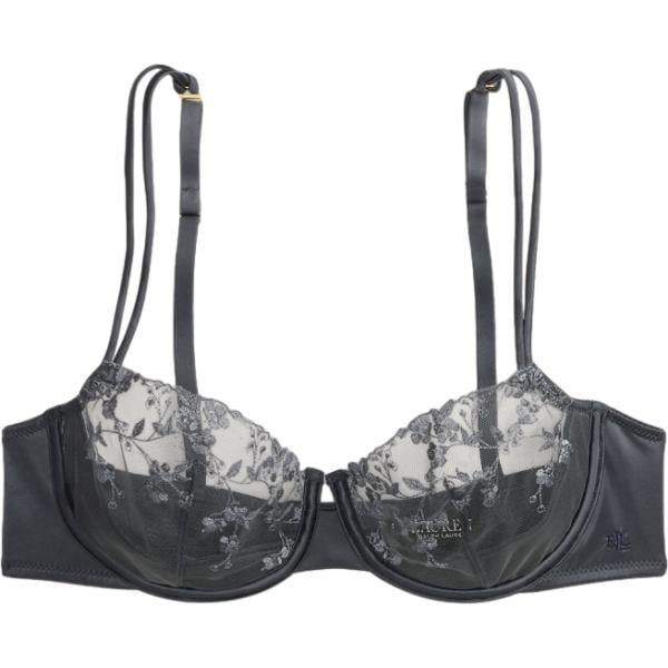 reggiseni Lauren grigio a fiori