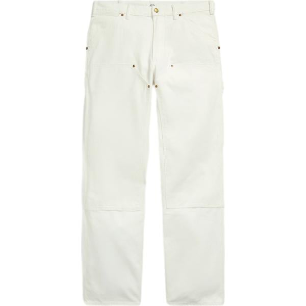 Pantaloni da uomo in bianco avorio Polo Ralph Lauren