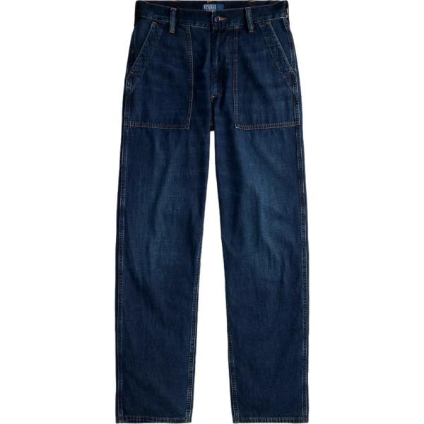 Jeans da donna in blu scuro in denim Polo Ralph Lauren