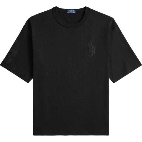 T-shirt da uomo in nero pece Polo Ralph Lauren