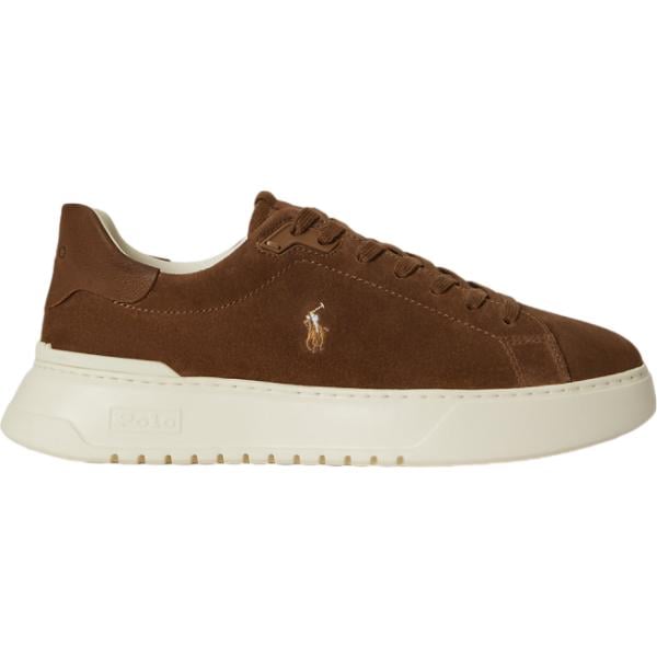 Sneakers da uomo effetto scamosciato corto Polo Ralph Lauren