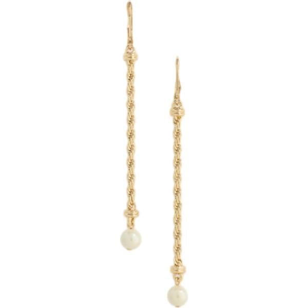 Orecchini da donna in beige sabbia con perle Lauren Lauren