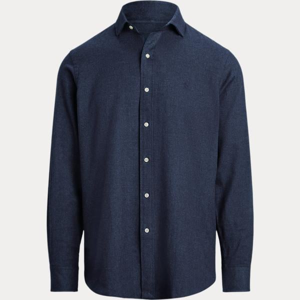 Camicia da uomo in blu medio Polo Ralph Lauren