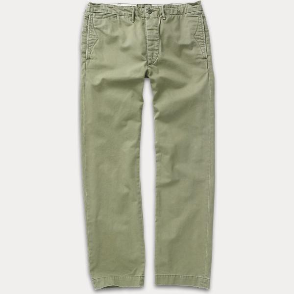 pantaloni chino Rrl verde