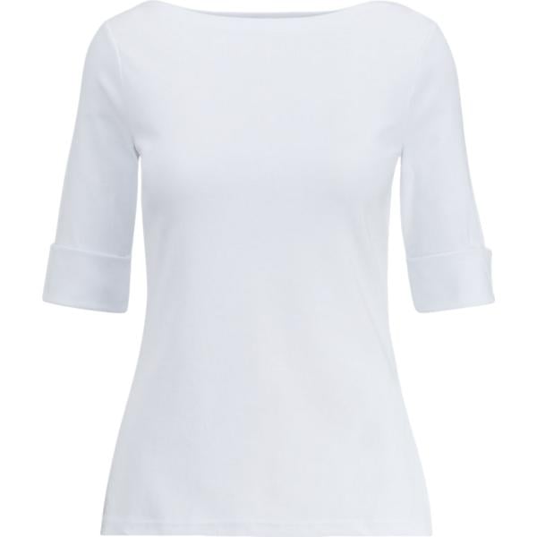 t-shirt Lauren Petite bianco