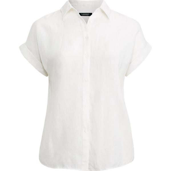 camicie a manica corta Lauren Curve bianco