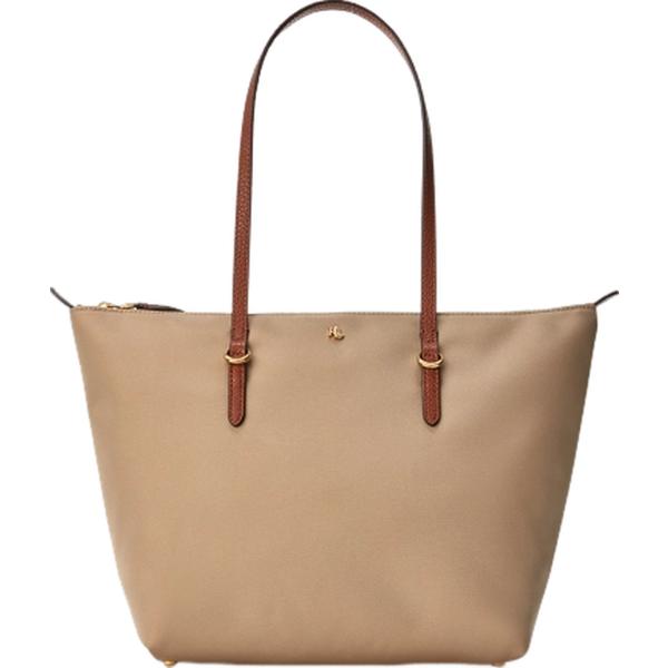 borse tote Lauren marrone