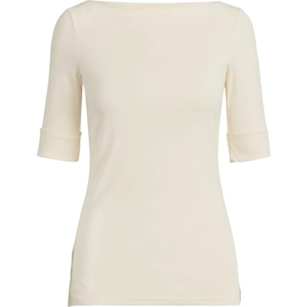 t-shirt Lauren bianco