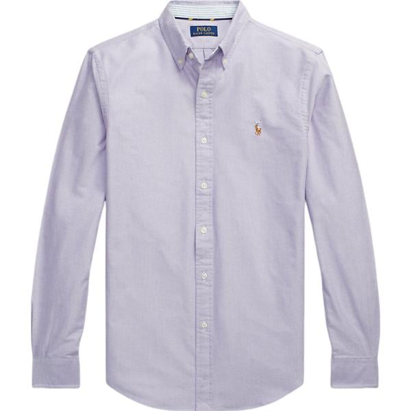 camicia da uomo in grigio chiaro Polo Ralph Lauren