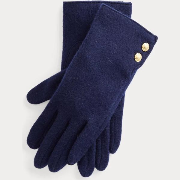 guanti Lauren blu