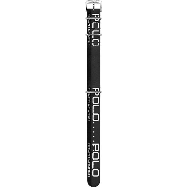 orologi Polo Ralph Lauren nero con stampe