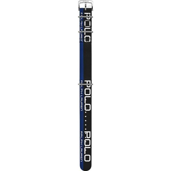 orologi Polo Ralph Lauren nero con stampe