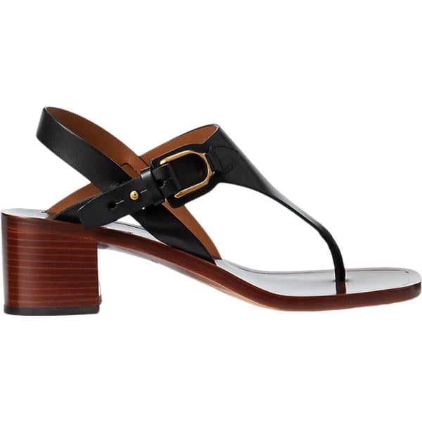 sandali in pelle Collection nero