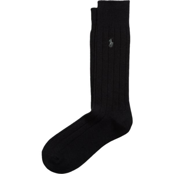 Calzino da uomo in nero pece in lana Polo Ralph Lauren