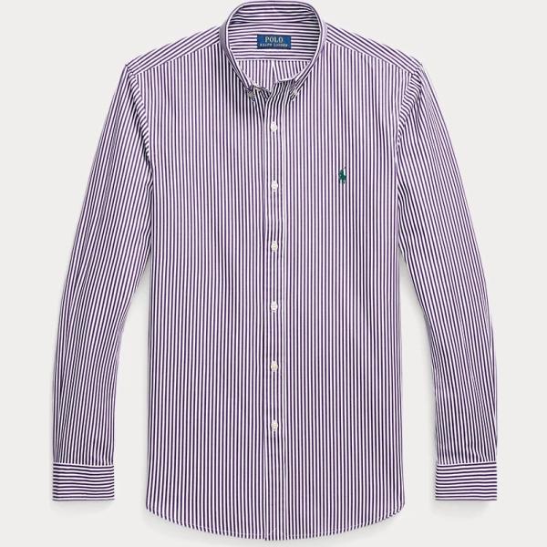 camicie Polo Ralph Lauren viola a righe