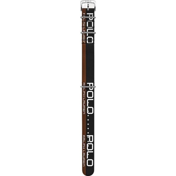 orologi Polo Ralph Lauren nero con stampe