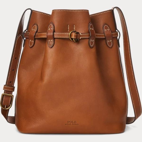borse a secchiello Polo Ralph Lauren marrone