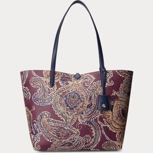 borse tote Lauren marrone con stampe