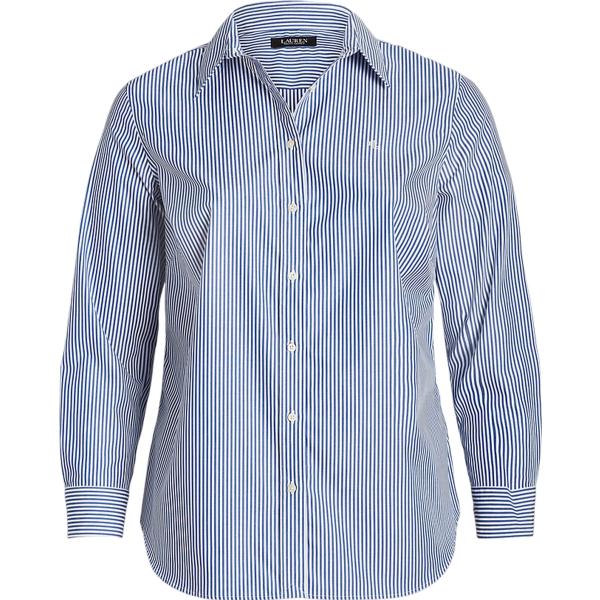 camicie Lauren Curve blu a righe