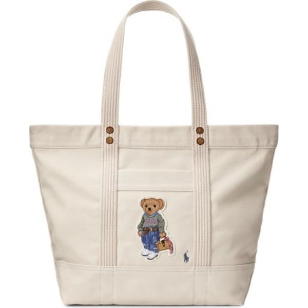 borse tote Polo Ralph Lauren bianco