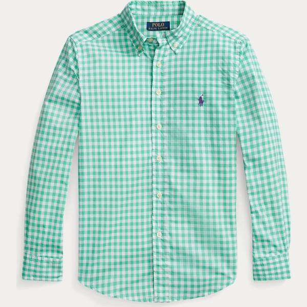camicie Ralph Lauren verde a righe