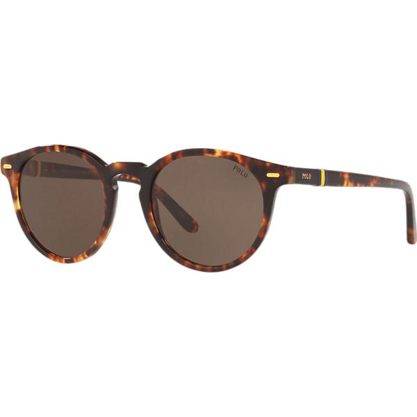 occhiali da sole Polo Ralph Lauren marrone a righe