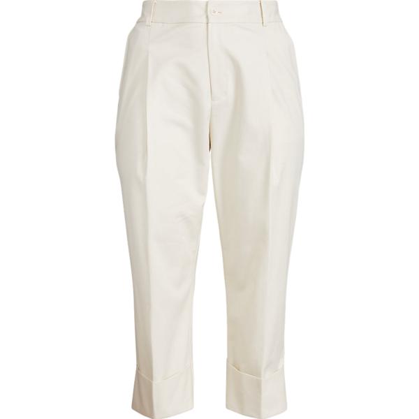 pantaloni Lauren Curve bianco