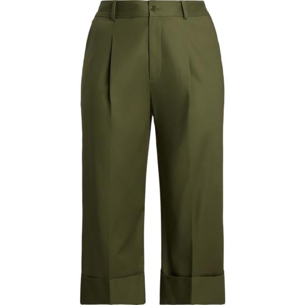 pantaloni Lauren Curve verde